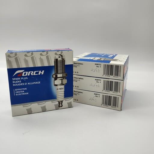 شمع تک پلاتین پایه کوتاه نیکلی تورچ اصلی کد Torch  K6RTC مورد استفاده در خط تولید سایپا و ایران خودرو